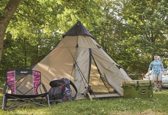 Guide Gear 10' x 10' Teepee Tent best budget family tent